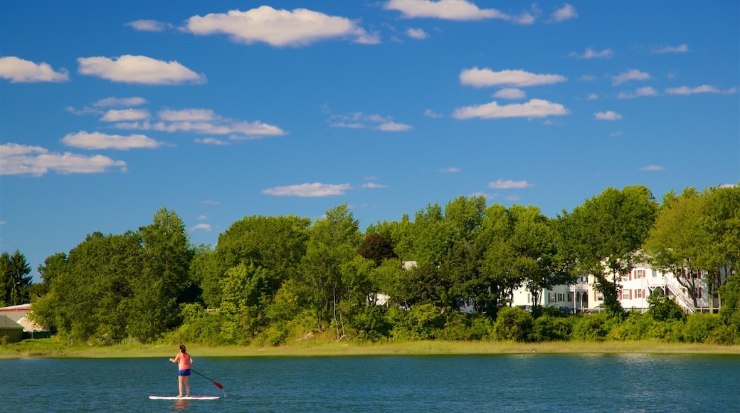 Côte Sud mettant en vedette kayak ou canoë et lac ou étang aussi bien que femme