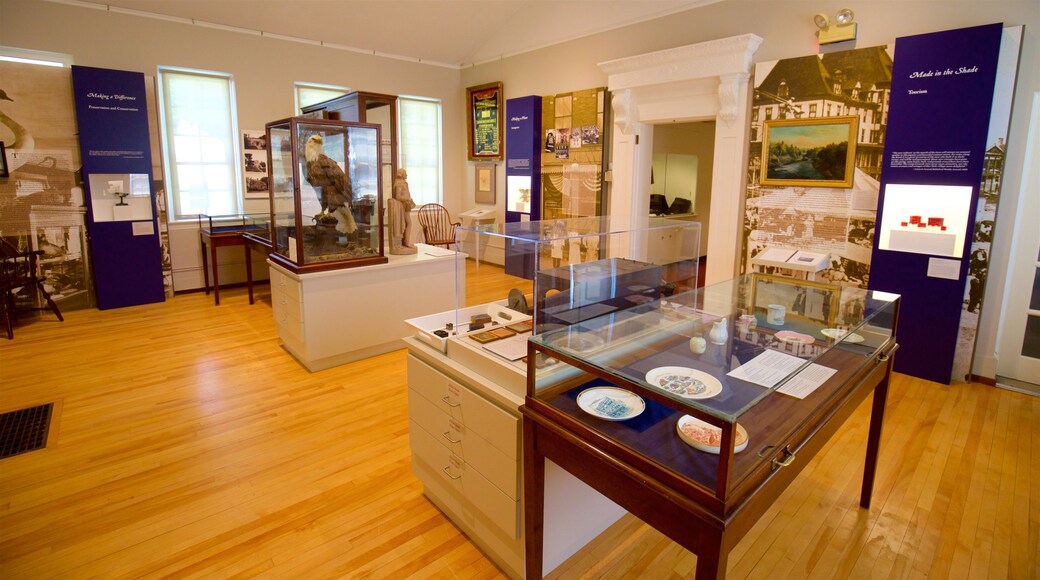 Museu de Saco mostrando elementos de patrimĂŽnio e vistas internas
