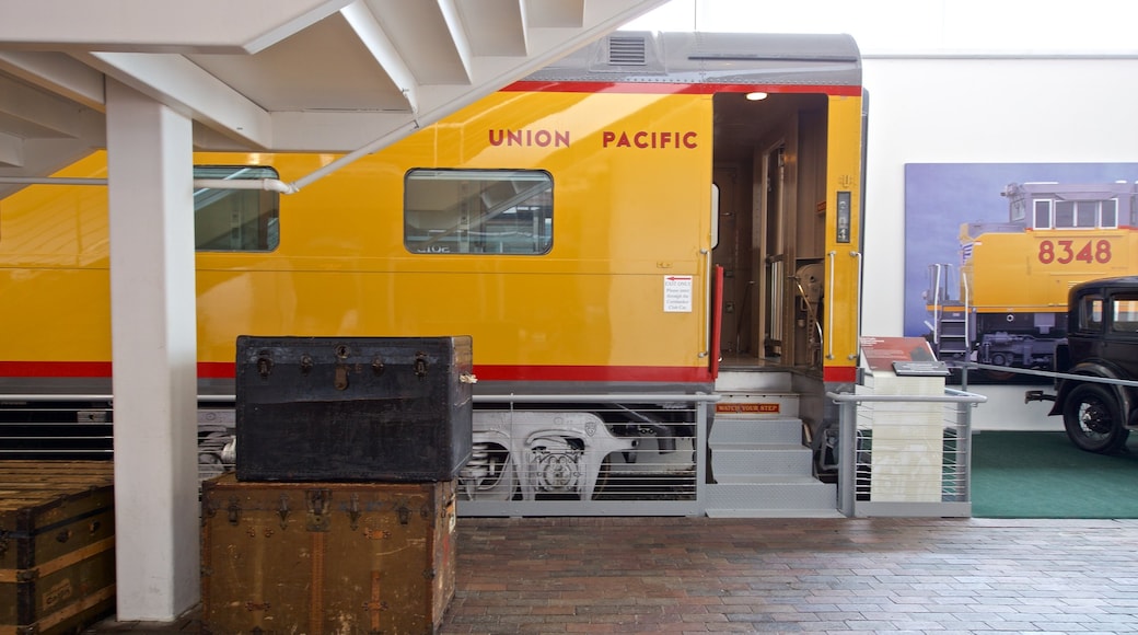 The Durham Museum showing railway items