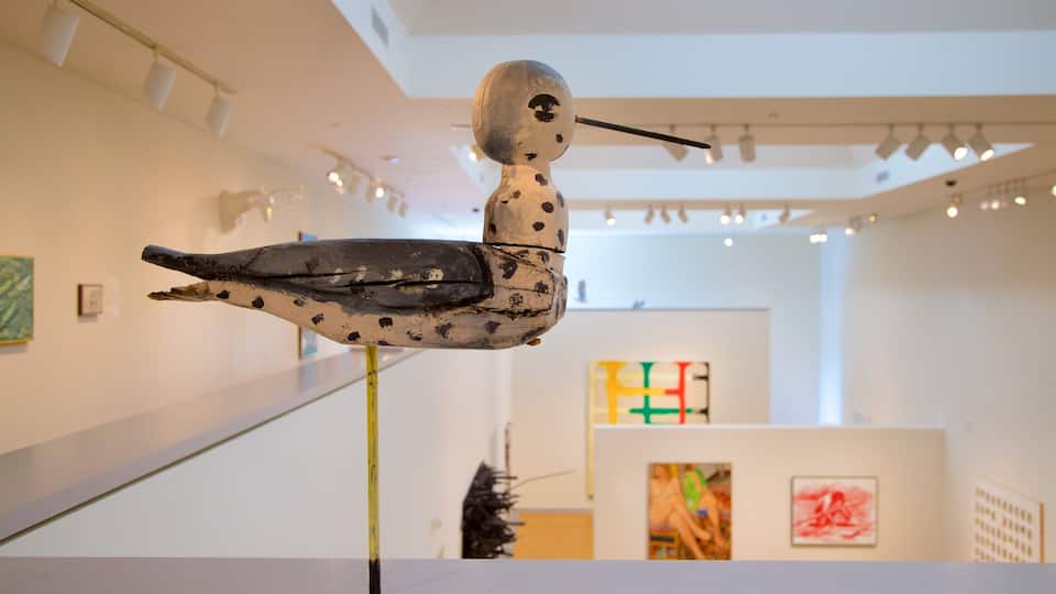 Portland Museum of Art showing art and interior views