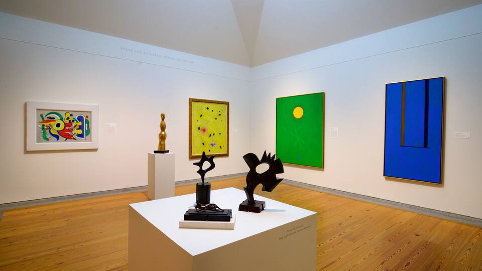 Portland Museum of Art showing art and interior views
