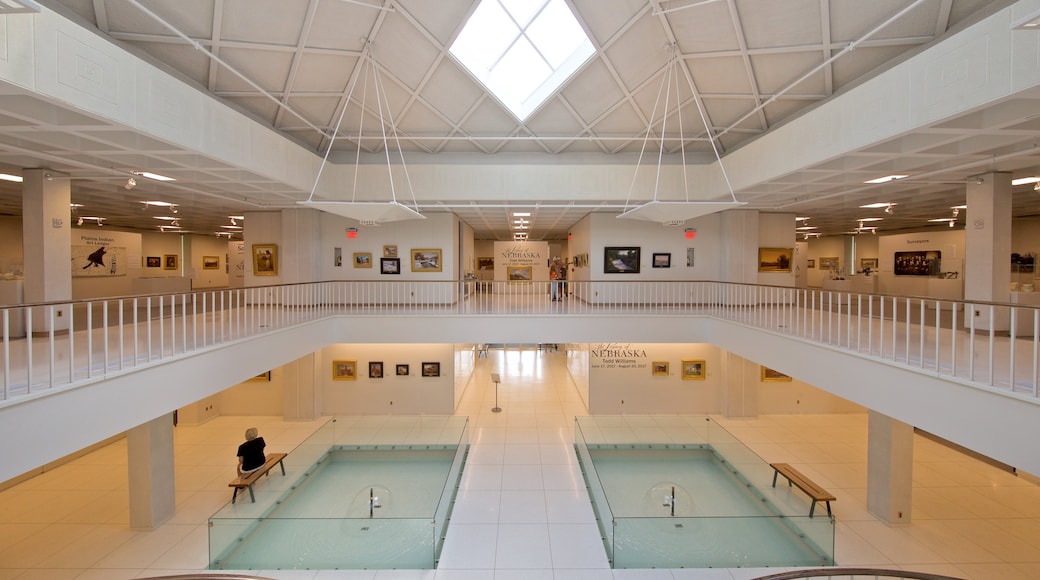 Stuhr Museum of the Prairie Pioneer featuring interior views