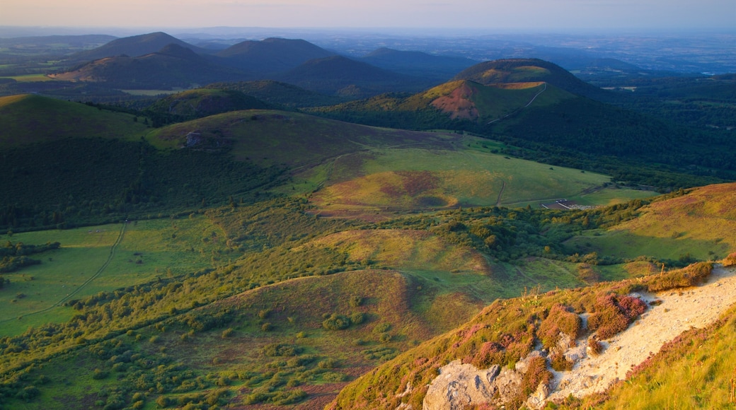 Puy de Dome showing tranquil scenes and landscape views