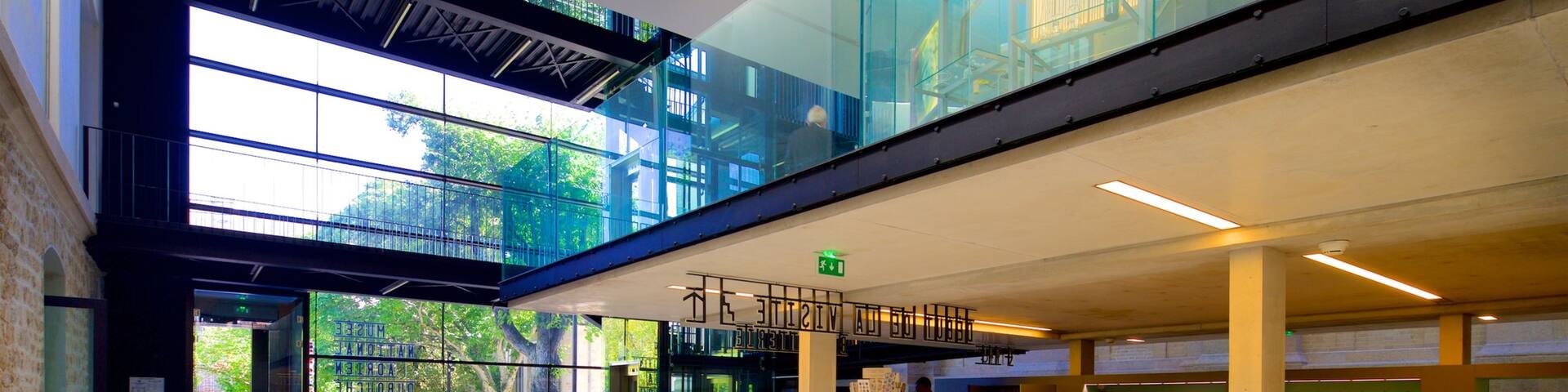 Musee National Adrien Dubouche which includes interior views