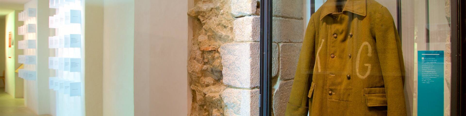 Musée de la Résistance showing heritage elements and interior views