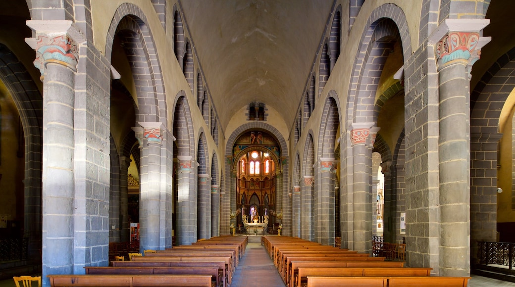 Église St-Amable which includes a church or cathedral, interior views and heritage elements