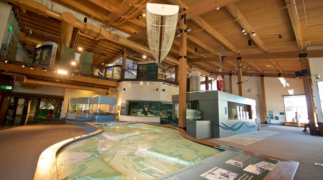 National Mississippi River Museum and Aquarium toont interieur