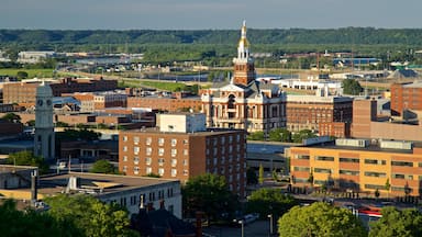 Fourth Street Elevator featuring landscape views and a small town or village