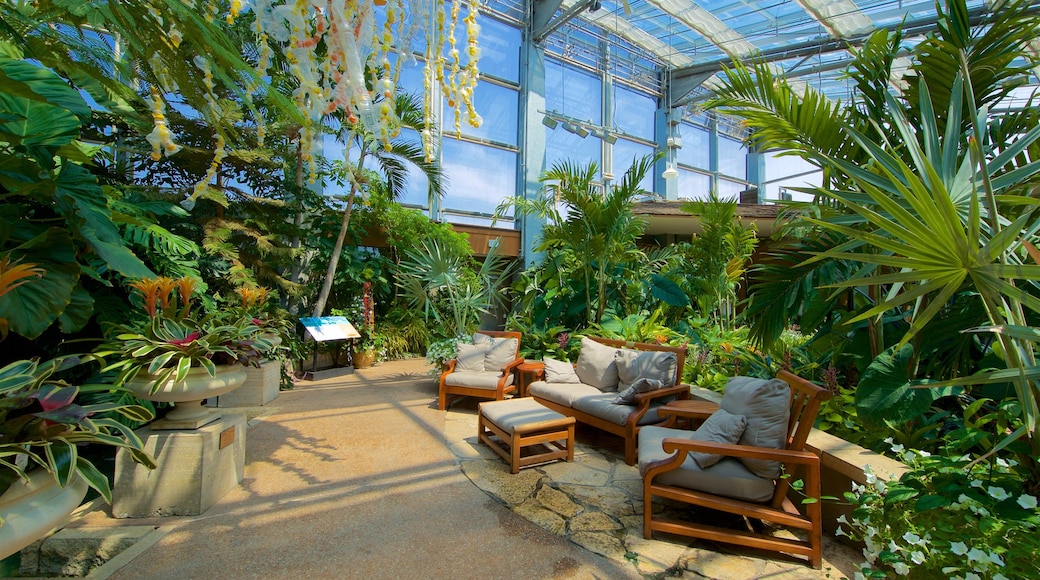 Reiman Gardens which includes interior views and a park