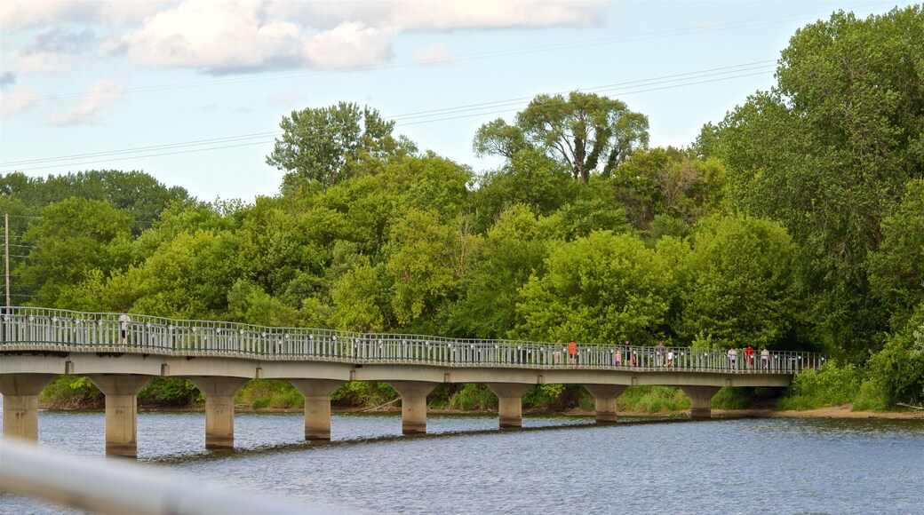 Grays Lake featuring a bridge and a river or creek