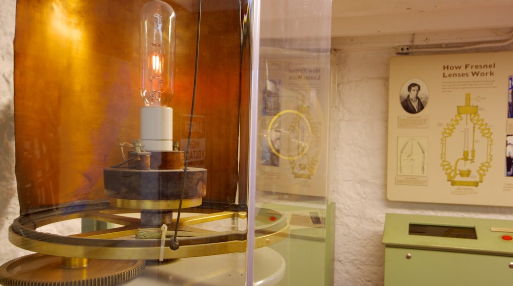 Point Pinos Lighthouse showing interior views