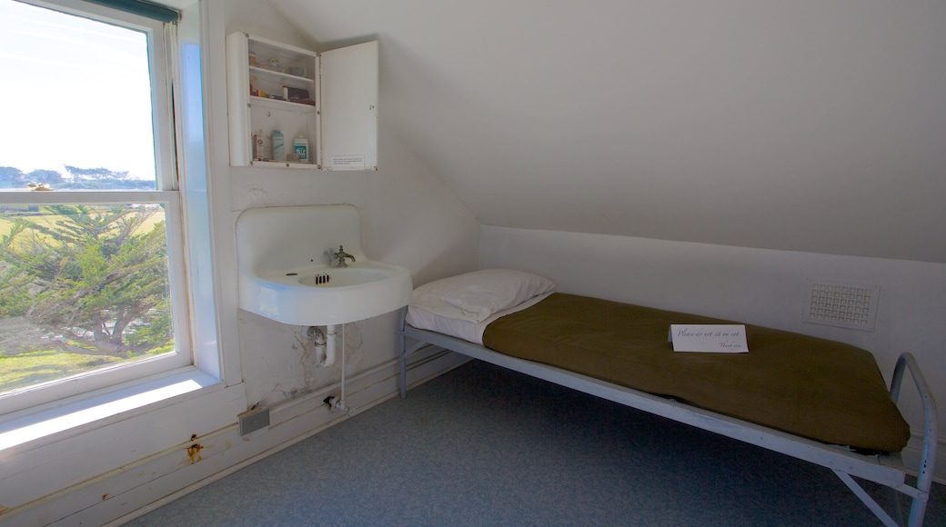 Point Pinos Lighthouse showing interior views