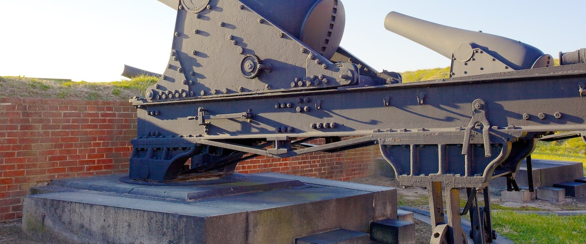 Fort McHenry showing military items
