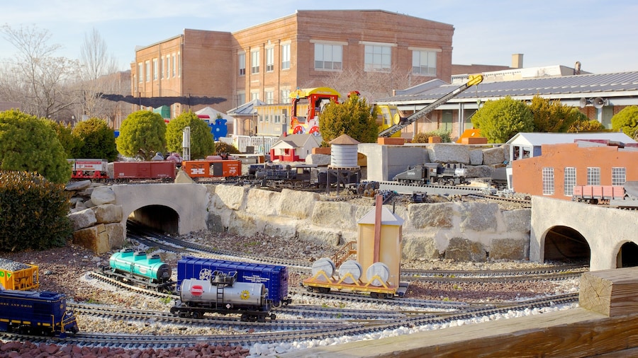 B&O Railroad Museum showing railway items