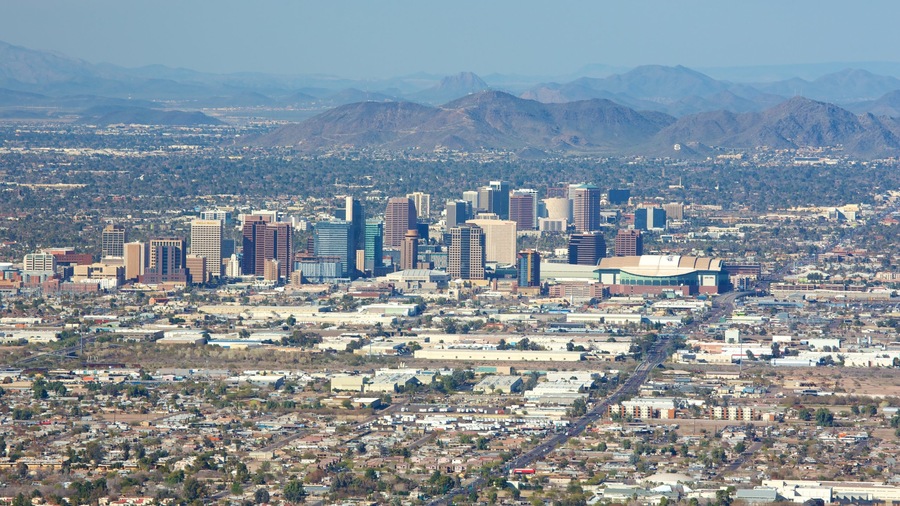 Phoenix showing a skyscraper, cbd and a city