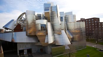 Weisman Art Museum som visar en stad