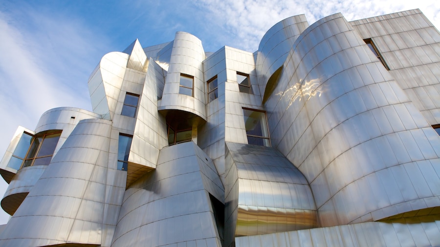 Weisman Art Museum mostrando una ciudad
