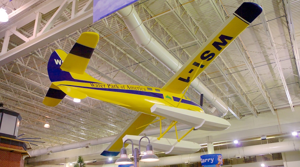 Water Park of America featuring aircraft and interior views