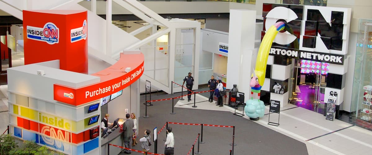 CNN Center featuring interior views and signage