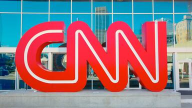 CNN Center showing central business district, a city and signage