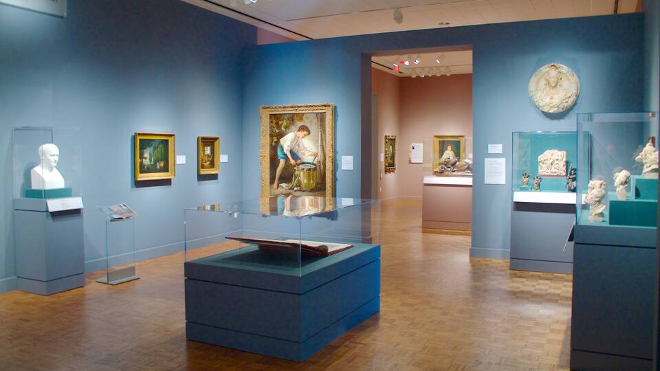 Kunstinstituut van Detroit bevat kunst en interieur