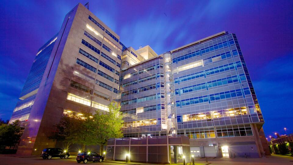 World Trade Center caracterizando distrito comercial central, um arranha-céu e uma cidade