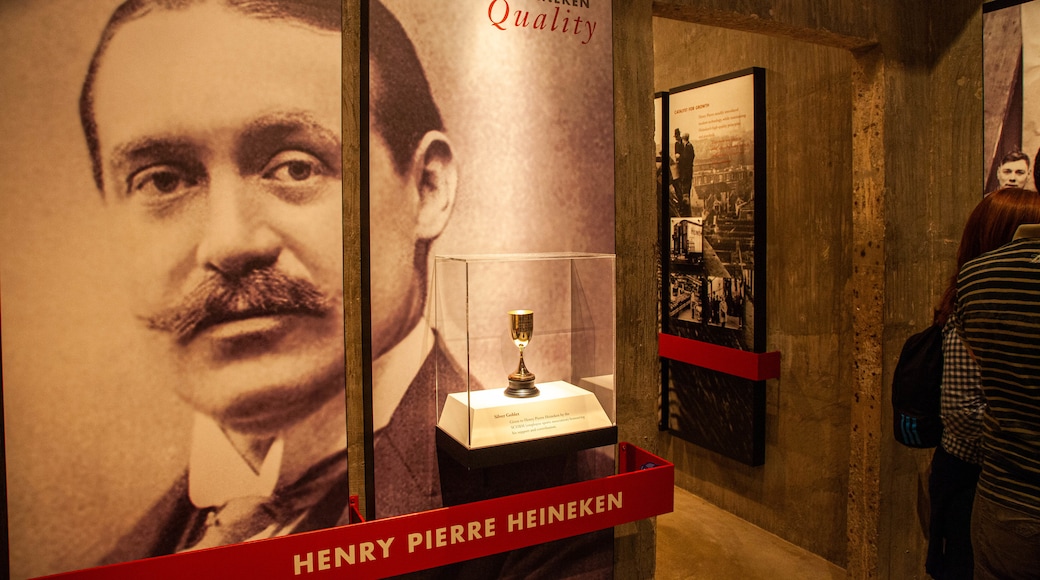Heineken Experience showing interior views