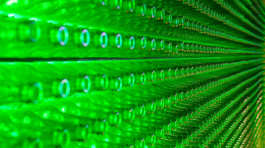 Heineken Experience showing interior views