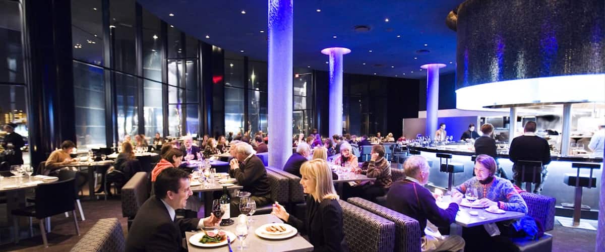 Guthrie Theater which includes food, theatre scenes and dining out