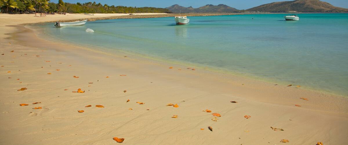 Nacula Island bevat tropische uitzichten, een strand en landschappen