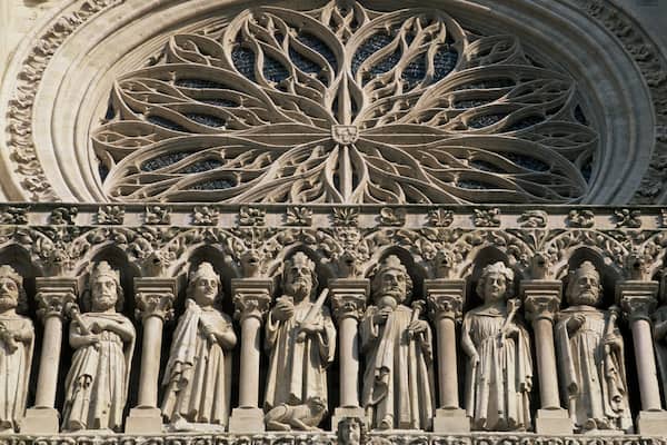 Amiens mit einem religiöse Elemente