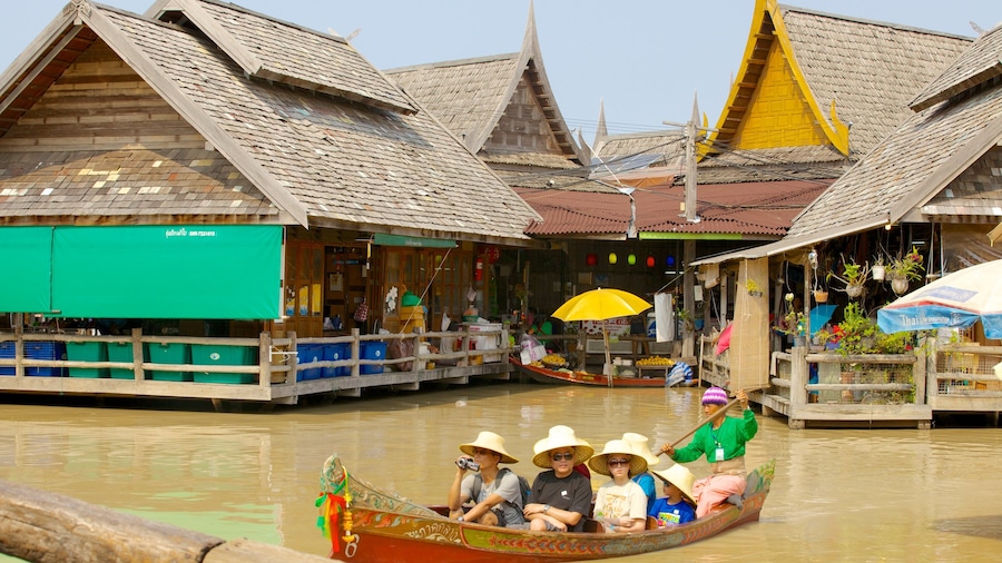 Pattaya Flydende Marked og byder på markeder og bådsejlads