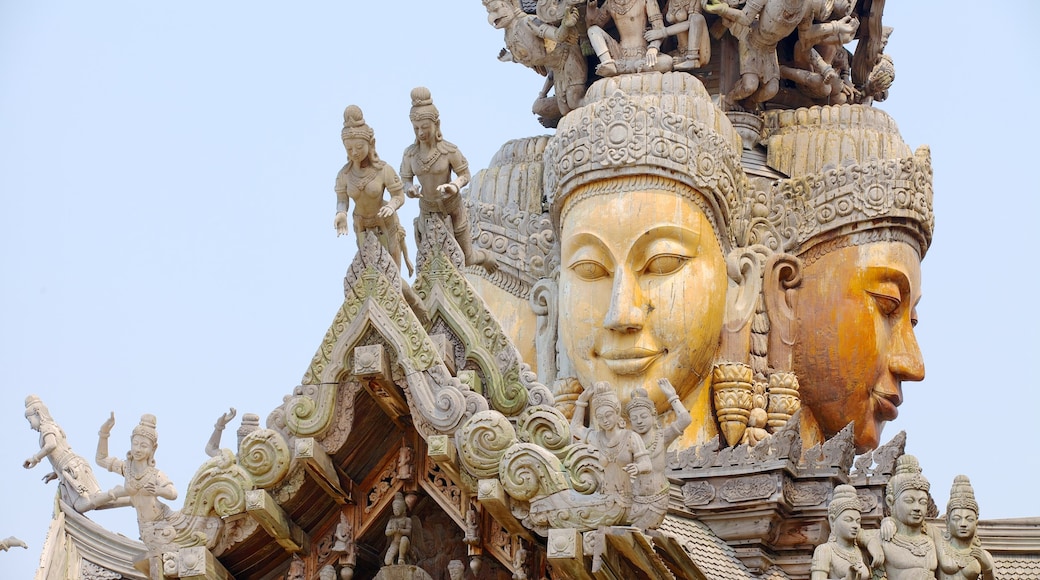 The Sanctuary of Truth showing a temple or place of worship and religious elements