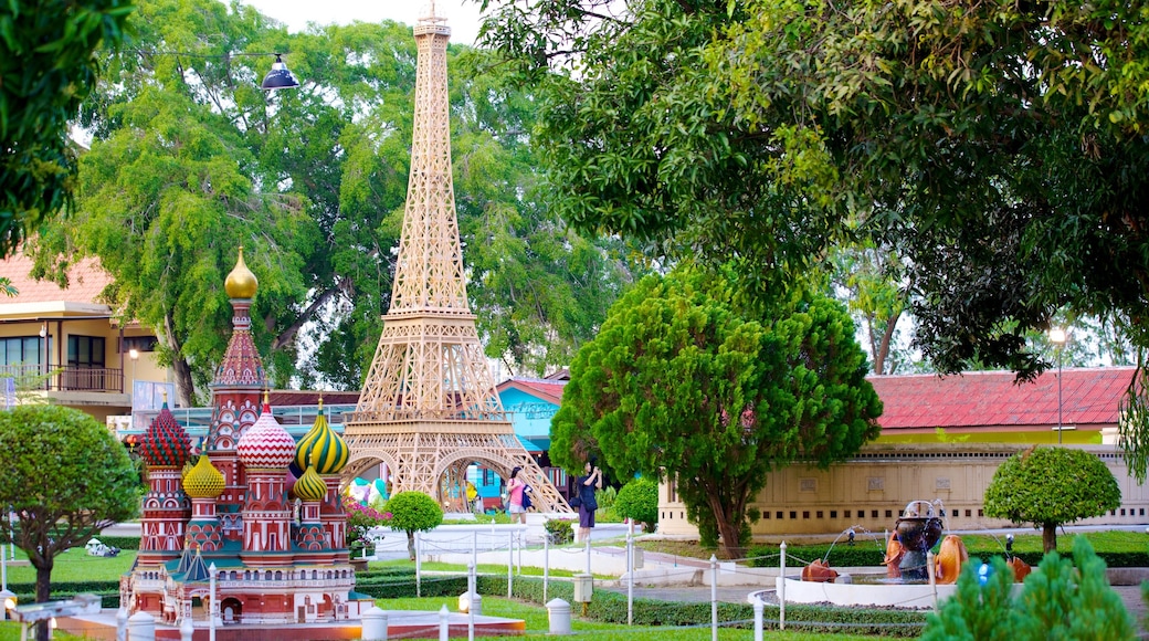 Mini Siam featuring a park, rides and outdoor art