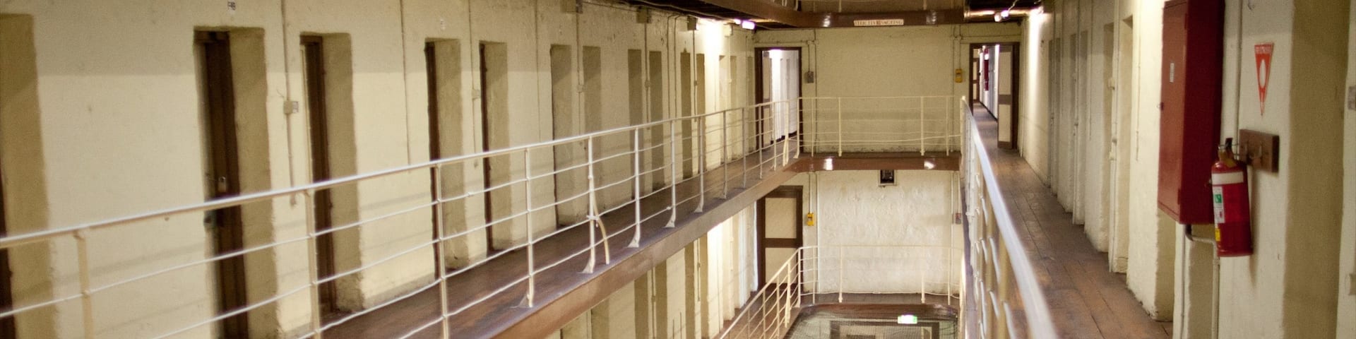 Fremantle Prison showing interior views