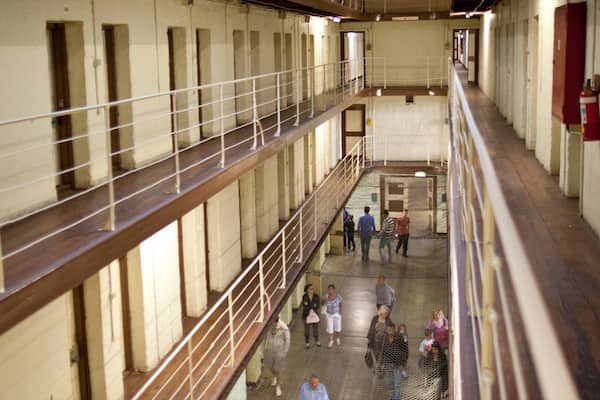 Prison de Fremantle montrant vues intérieures