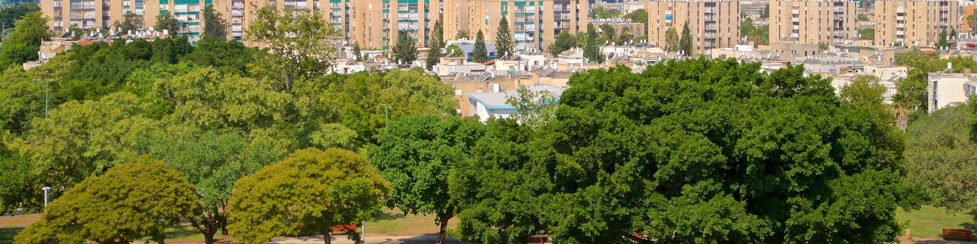Edith Wolfson Park das einen Wolkenkratzer, Stadt und Landschaften