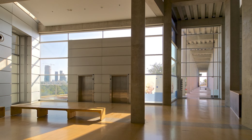 Yitzhak Rabin Center showing interior views