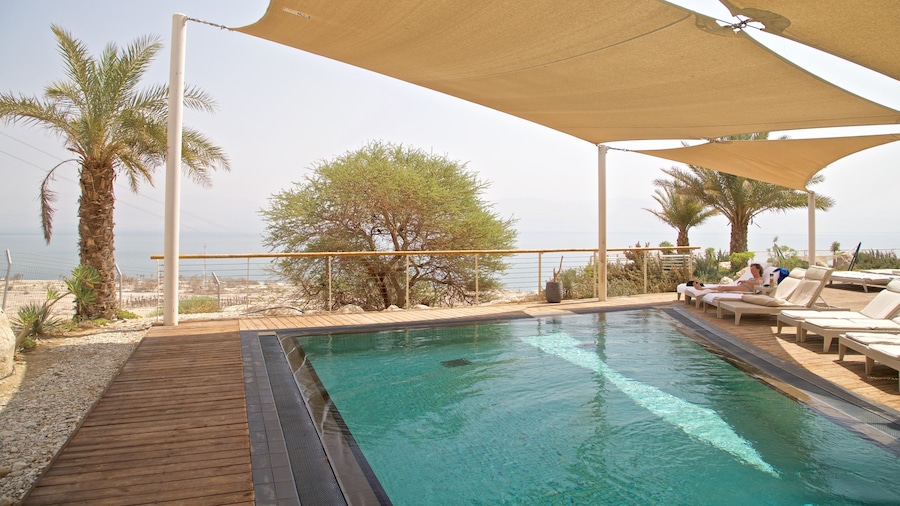 Ein Gedi Botanical Garden som viser en pool