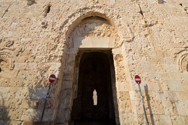 Zion Gate showing heritage elements