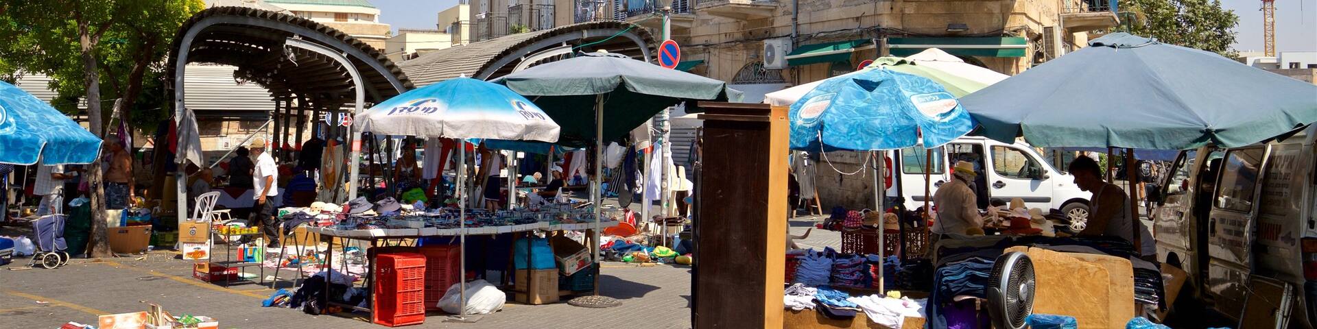 Jaffa Flea Market showing markets