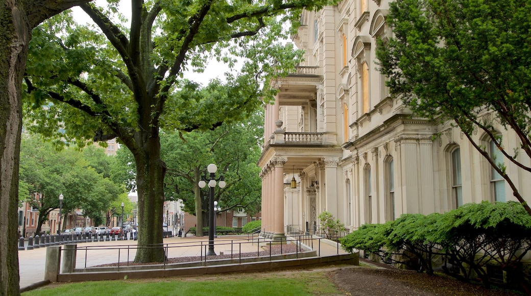 Casa de Gobierno de Nueva Jersey que incluye arquitectura patrimonial