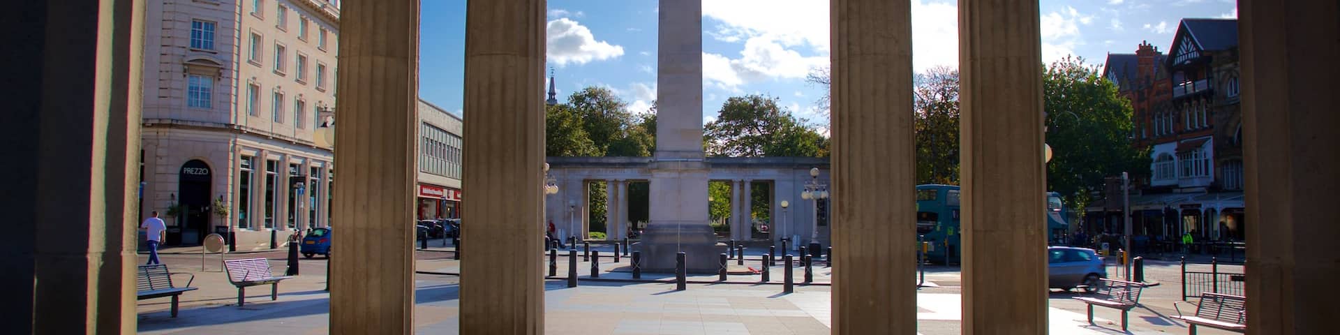 Southport featuring a square or plaza and a monument