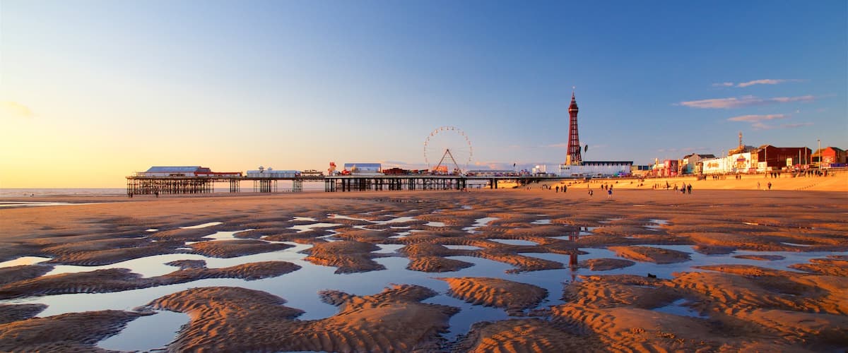 Central Beach which includes landscape views, a sunset and general coastal views