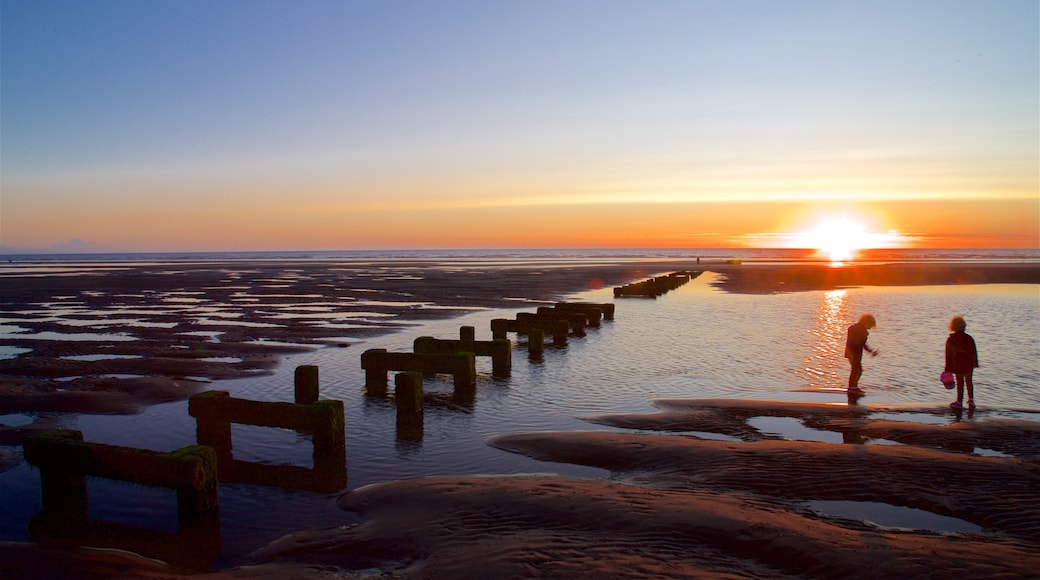 Central Beach featuring a sunset, landscape views and general coastal views