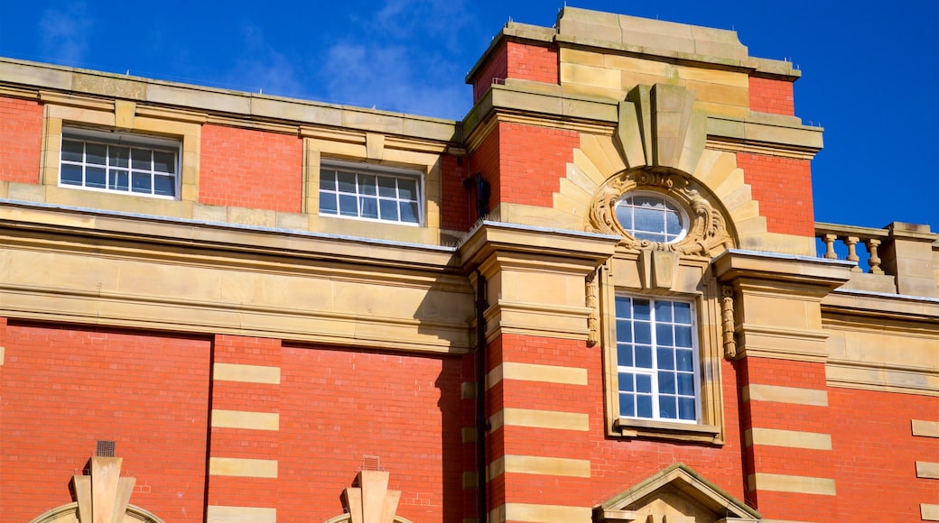 Blackpool Central Library showing heritage elements