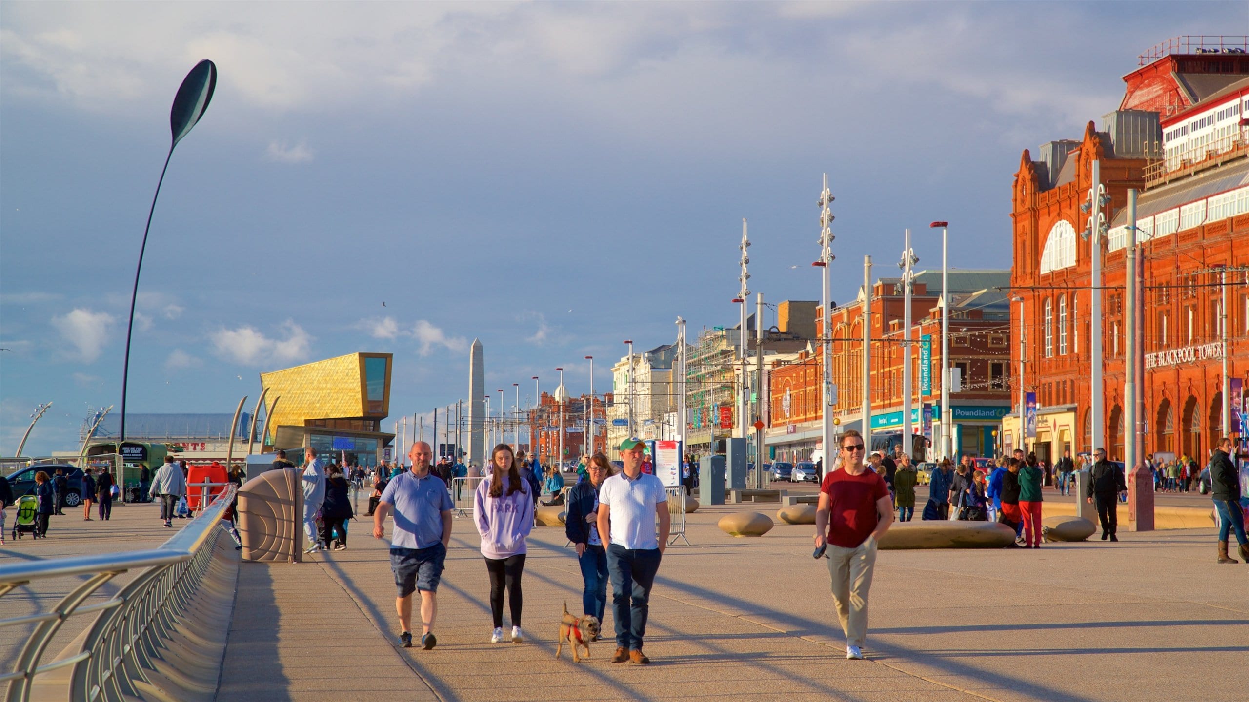 Blackpool as well as a small group of people