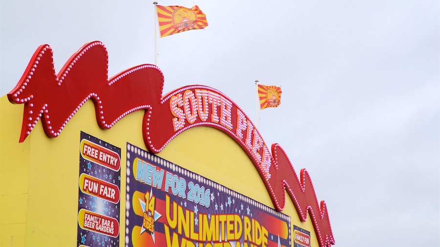 South Pier caratteristiche di segnaletica