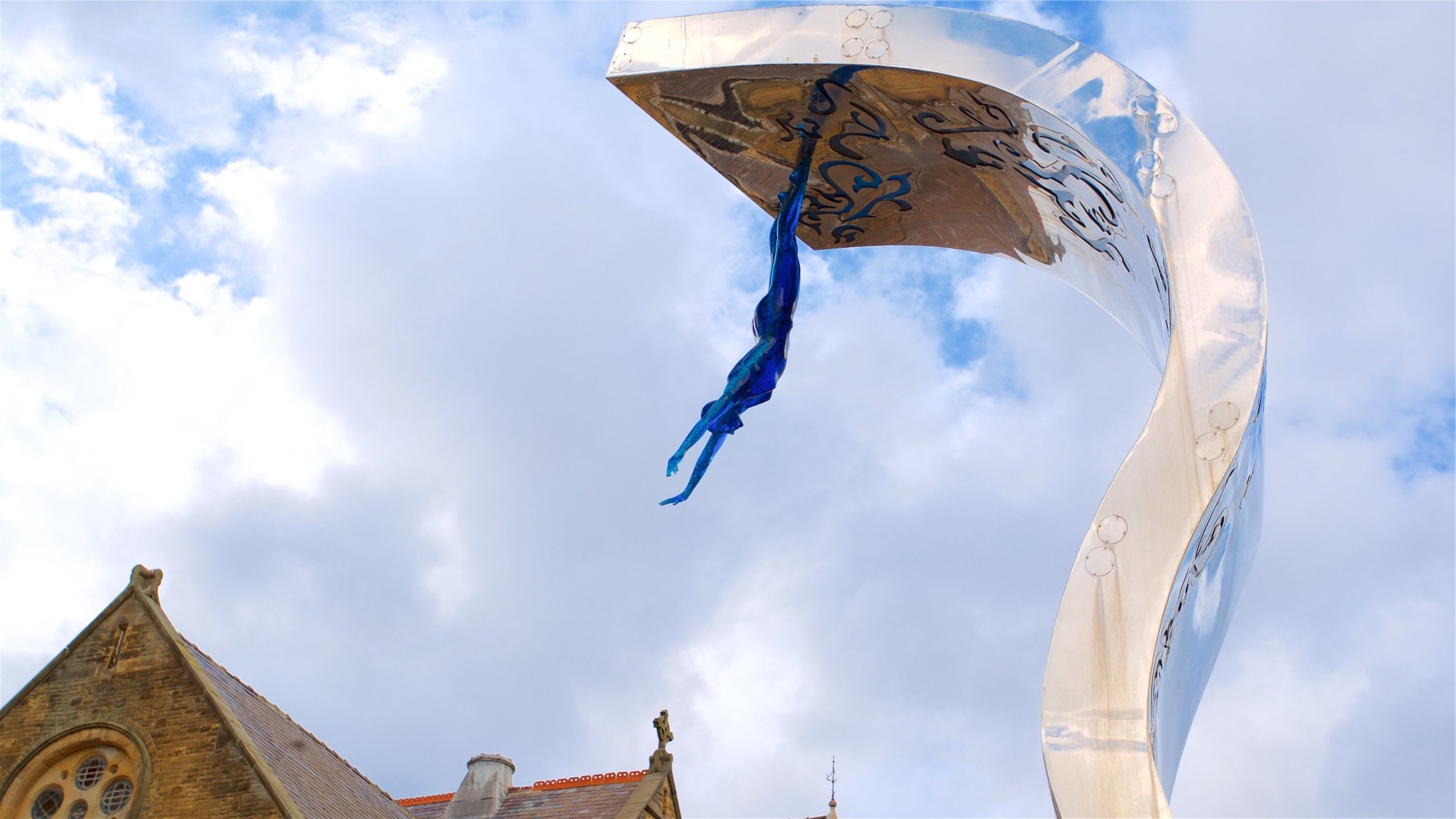 Blackpool which includes outdoor art