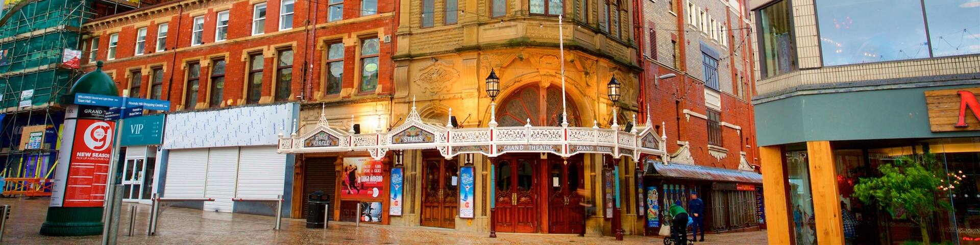 Blackpool Grand Theatre which includes heritage architecture